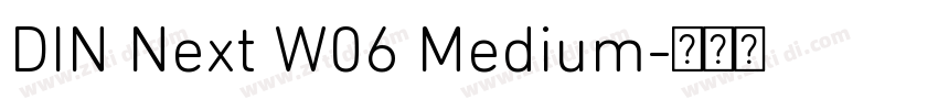 DIN Next W06 Medium字体转换